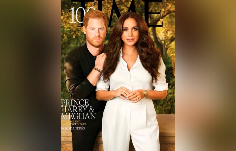Принц Гарри и Меган Маркл на обложке журнала «Тime»