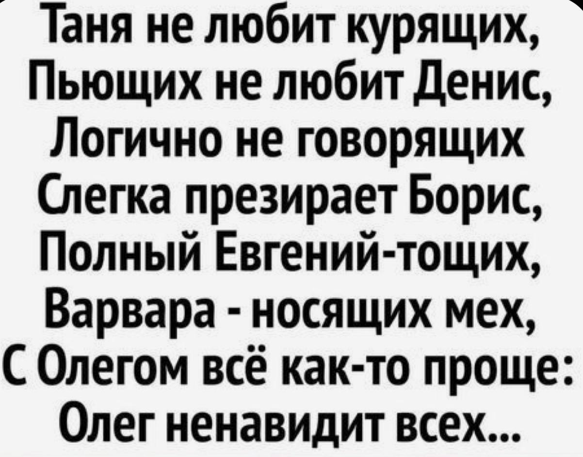 Архетипы. Что каждый из них не приемлет в другом?